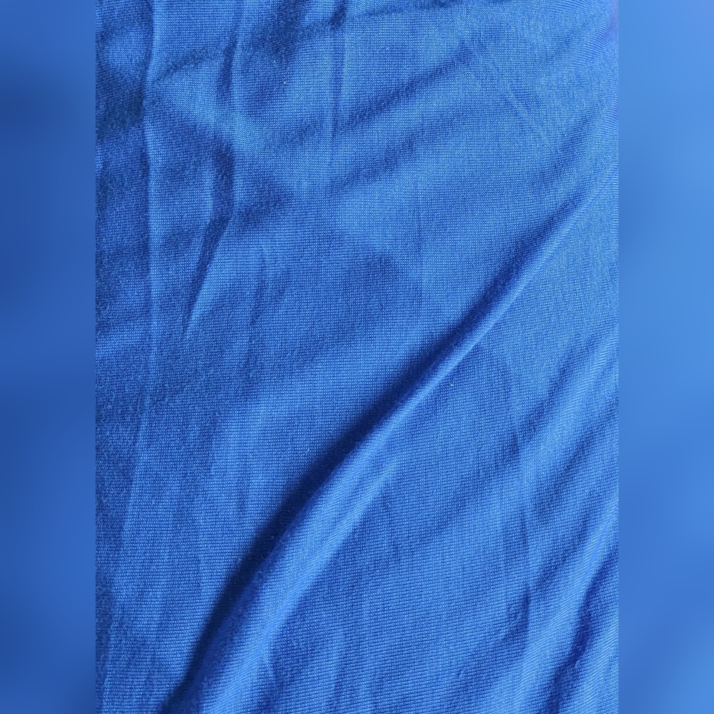 New Vibrant Solid Blue Fabric, 3yds, Material, S1-R
